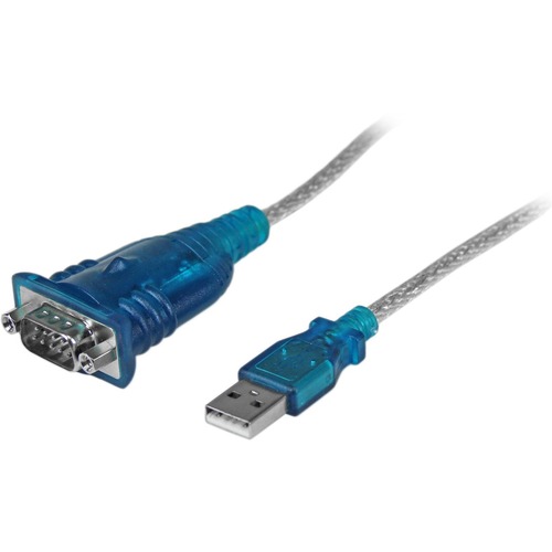 Add an RS232 serial port to your laptop or desktop computer through USB - 1 Port USB to RS232 Serial Adapter Cable - M/M - USB to Serial Converter - Windows 8 USB to Serial Port - 921.6 Kbps USB to RS232 Adapter - USB Powered Serial Converter