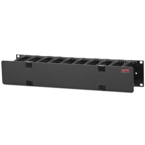 Cable Manager - Black - 2U Rack Height - 19" Panel Width - TAA Compliant