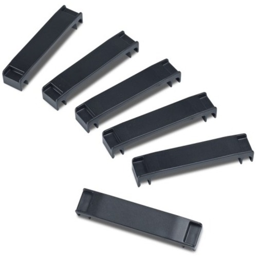 APC Cable Retainers with Snap Hinges (AR7582A) Cable Retainer - Black - 1 Pack - TAA Compliant