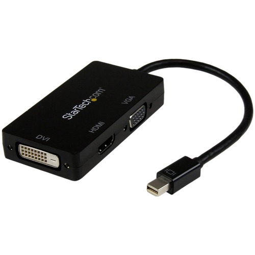 Connect a Mini DisplayPort-equipped PC or Mac&amp;reg; to an HDMI, VGA, or DVI Display - Mini DisplayPort to VGA - Mini DisplayPort to DVI - Mini DisplayPort to HDMI Adapter - mDP Adapter - Mini DP Converter - Mini Display Port to VGA DVI or HDMI - 1920x1200