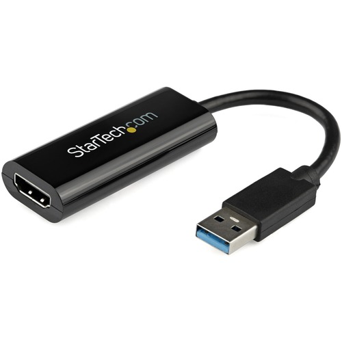 USB 3.0 to HDMI adapter 1920x1200/1080p/2ch audio - For connecting USB Type-A computer/laptop to HDMI monitor/display/projector - Ultra-slim USB-A to HDMI adapter works w/ Windows only - Bus-powered external video/graphics card - Auto-driver install