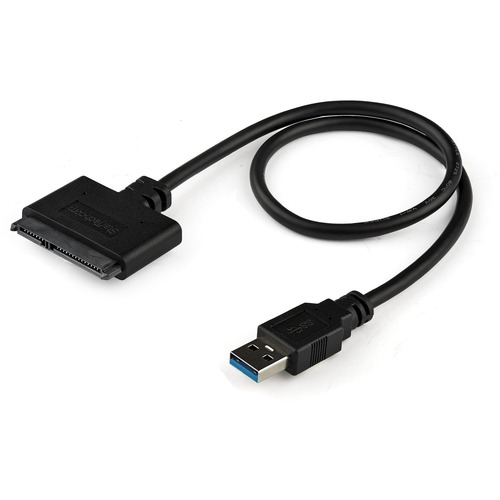 Quickly access a SATA 2.5" SSD or HDD through the USB-A port on a laptop w/ this SATA to USB cable - Hard Drive USB Adapter - SATA to USB Adapter - SATA to USB Converter - Hard Drive Transfer Cable - Hard Drive Reader - USB 3.0 to SATA Cable