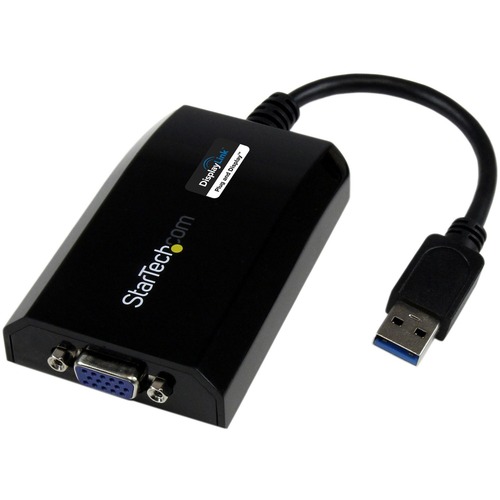 Connect a VGA monitor or projector through USB 3.0, for an external multi-monitor solution at resolutions up to 1920x1200 - USB 3.0 to VGA Adapter - USB to VGA Monitor Adapter - DisplayLink Graphics Adapter - USB VGA Display Adapter - USB Video Card