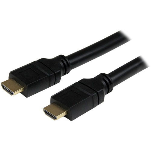 25ft/7.6m HDMI 1.4b Cable with Ethernet; 4K (3840x2160p 30Hz)/Full HD 1080p/10.2 Gbps bandwidth/8Ch Audio - Ultra HD/PVC strain relief; CMP rated for ducts/conduits - 24AWG/gold-plated connectors - For laptop/workstation; UHD/4K monitor/ projector