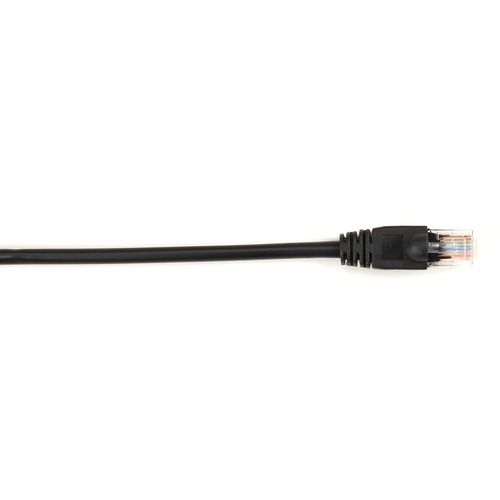 Black Box Connect Cat.6 UTP Patch Network Cable (CAT6PC006BK) 6 ft Category 6 Network Cable for Network Device - First End: 1 x RJ-45 Network - Male - Second End: 1 x RJ-45 Network - Male - 1 Gbit/s - Patch Cable - Gold Plated Contact - CM - 26 AWG - Black