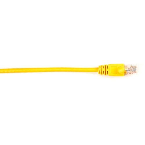 Black Box Connect Cat.6 UTP Patch Network Cable (CAT6PC006YL) 6 ft Category 6 Network Cable for Network Device - First End: 1 x RJ-45 Network - Male - Second End: 1 x RJ-45 Network - Male - 1 Gbit/s - Patch Cable - Gold Plated Contact - CM - 26 AWG - Yellow