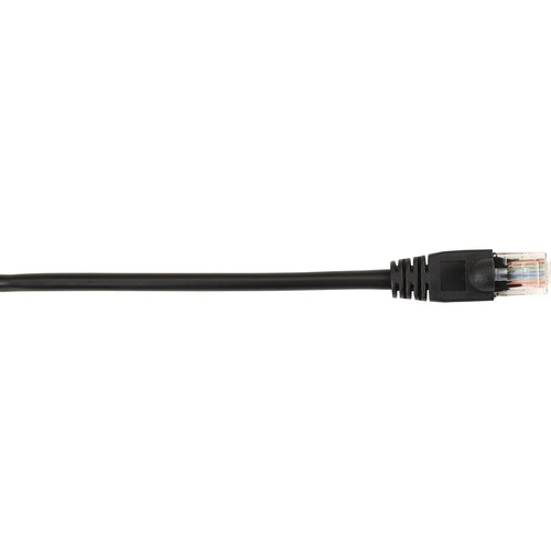 2 ft Category 5e Network Cable for Network Device - First End: 1 x RJ-45 Network - Male - Second End: 1 x RJ-45 Network - Male - 1 Gbit/s - Patch Cable - Gold Plated Contact - CM - 26 AWG - Black