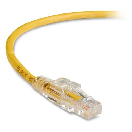 7 ft Category 6 Network Cable for Patch Panel, Wallplate, Network Device - First End: 1 x RJ-45 Network - Male - Second End: 1 x RJ-45 Network - Male - 1 Gbit/s - Patch Cable - Gold Plated Contact - CM - 24 AWG - Yellow