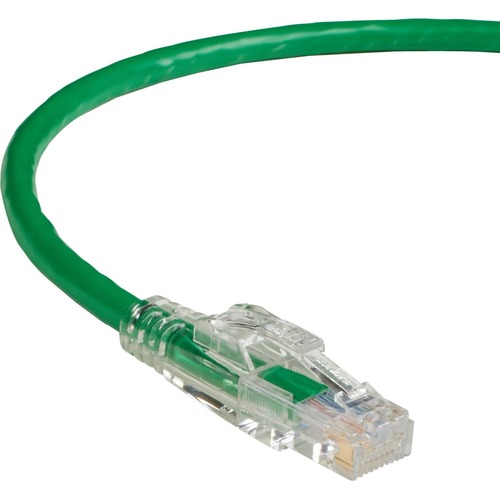 100 ft Category 6 Network Cable for Patch Panel, Wallplate, Network Device - First End: 1 x RJ-45 Network - Male - Second End: 1 x RJ-45 Network - Male - 1 Gbit/s - Patch Cable - Gold Plated Contact - CM - 24 AWG - Green