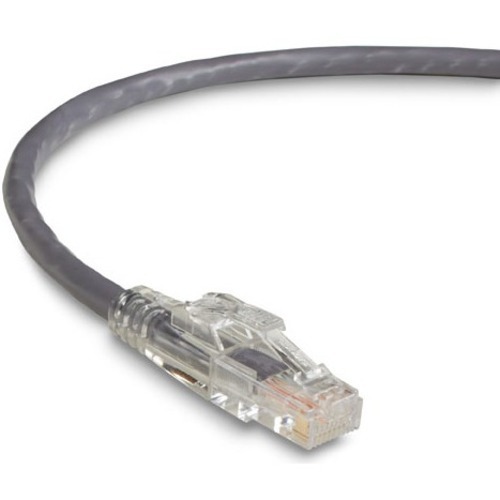 15 ft Category 6 Network Cable for Patch Panel, Wallplate, Network Device - First End: 1 x RJ-45 Network - Male - Second End: 1 x RJ-45 Network - Male - 1 Gbit/s - Patch Cable - Gold Plated Contact - CM - 24 AWG - Gray