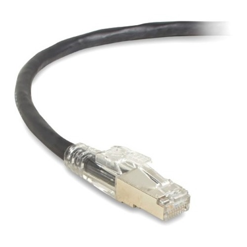 20 ft Category 6a Network Cable for Patch Panel, Network Device - First End: 1 x RJ-45 Network - Male - Second End: 1 x RJ-45 Network - Male - 10 Gbit/s - Patch Cable - Shielding - Gold Plated Contact - CM - 26 AWG - Black