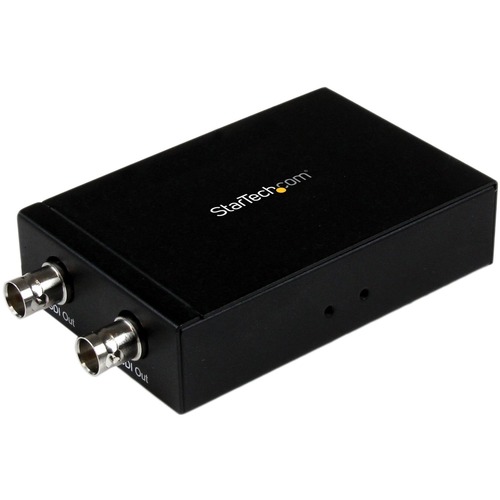 StarTech HDMI to SDI Converter - HDMI to 3G SDI Adapter with Dual SDI Output (HD2SDI) Connect an SDI Display to your HDMI Video Source - 3G HD-SDI - Convert HDMI to SDI - HDMI to SDI Adapter - HDMI to SDI audio video converter - HDMI to SDI Converter - HDMI to SDI video - HDMI to SDI video Converter SDI HD-SDI to HDMI