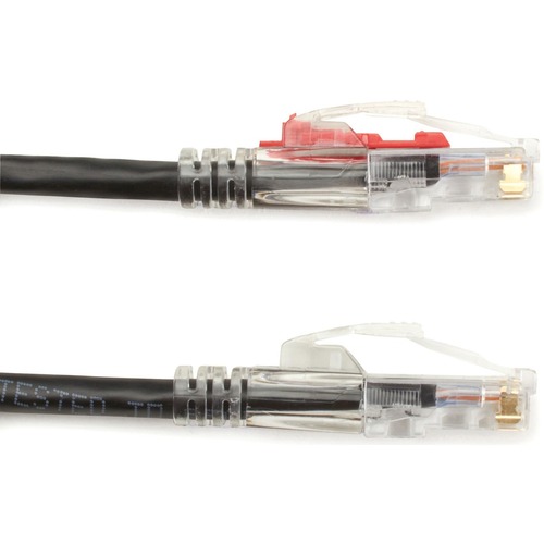 5 ft Category 5e Network Cable for Patch Panel, Wallplate, Network Device - First End: 1 x RJ-45 Network - Male - Second End: 1 x RJ-45 Network - Male - 1 Gbit/s - Patch Cable - Gold Plated Contact - CM - 24 AWG - Black