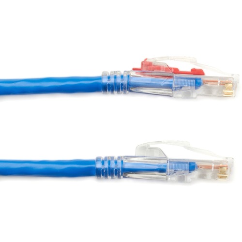 25 ft Category 5e Network Cable for Patch Panel, Wallplate, Network Device - First End: 1 x RJ-45 Network - Male - Second End: 1 x RJ-45 Network - Male - 1 Gbit/s - Patch Cable - Gold Plated Contact - CM - 24 AWG - Blue