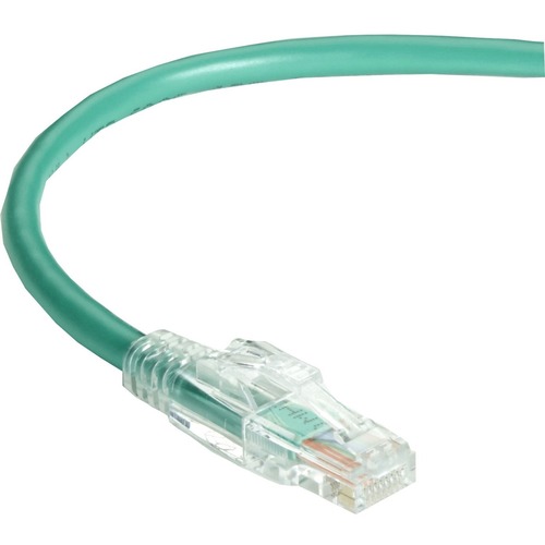 2 ft Category 5e Network Cable for Patch Panel, Wallplate, Network Device - First End: 1 x RJ-45 Network - Male - Second End: 1 x RJ-45 Network - Male - 1 Gbit/s - Patch Cable - Gold Plated Contact - CM - 24 AWG - Green