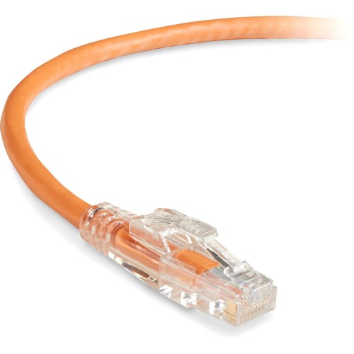 3 ft Category 5e Network Cable for Patch Panel, Wallplate, Network Device - First End: 1 x RJ-45 Network - Male - Second End: 1 x RJ-45 Network - Male - 1 Gbit/s - Patch Cable - Gold Plated Contact - CM - 24 AWG - Orange