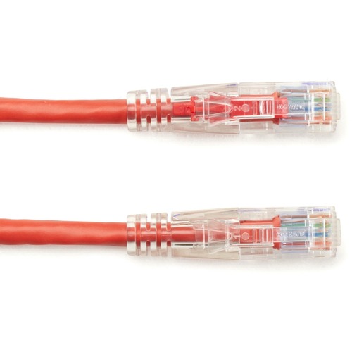 4 ft Category 5e Network Cable for Patch Panel, Wallplate, Network Device - First End: 1 x RJ-45 Network - Male - Second End: 1 x RJ-45 Network - Male - 1 Gbit/s - Patch Cable - Gold Plated Contact - CM - 24 AWG - Red