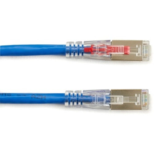 20 ft Category 5e Network Cable for Patch Panel, Wallplate, Network Device - First End: 1 x RJ-45 Network - Male - Second End: 1 x RJ-45 Network - Male - 1 Gbit/s - Patch Cable - Shielding - Gold Plated Contact - CM - 24 AWG - Blue