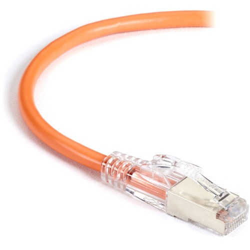 7 ft Category 5e Network Cable for Patch Panel, Wallplate, Network Device - First End: 1 x RJ-45 Network - Male - Second End: 1 x RJ-45 Network - Male - 1 Gbit/s - Patch Cable - Shielding - Gold Plated Contact - CM - 24 AWG - Orange