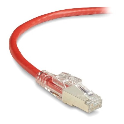1 ft Category 5e Network Cable for Patch Panel, Wallplate, Network Device - First End: 1 x RJ-45 Network - Male - Second End: 1 x RJ-45 Network - Male - 1 Gbit/s - Patch Cable - Shielding - Gold Plated Contact - CM - 24 AWG - Red