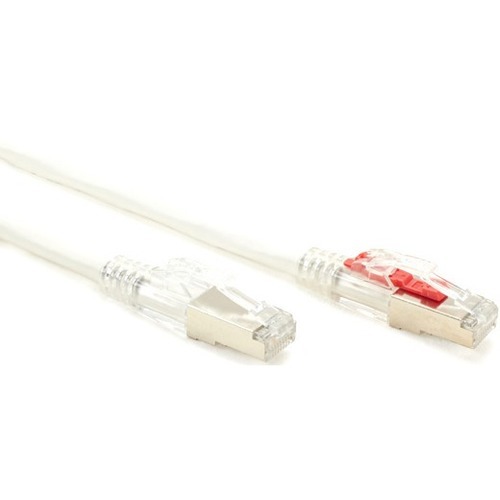 5 ft Category 5e Network Cable for Patch Panel, Wallplate, Network Device - First End: 1 x RJ-45 Network - Male - Second End: 1 x RJ-45 Network - Male - 1 Gbit/s - Patch Cable - Shielding - Gold Plated Contact - CM - 24 AWG - White