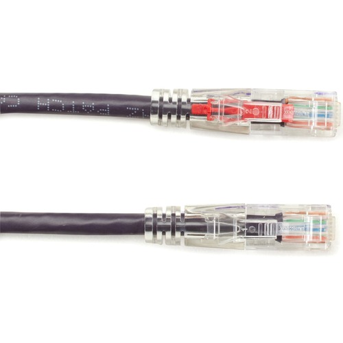 15 ft Category 5e Network Cable for Patch Panel, Wallplate, Network Device - First End: 1 x RJ-45 Network - Male - Second End: 1 x RJ-45 Network - Male - 1 Gbit/s - Patch Cable - Gold Plated Contact - CM - 24 AWG - Purple
