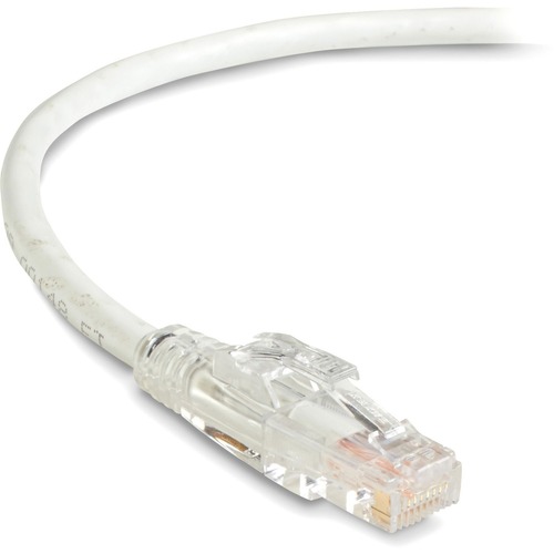 5 ft Category 5e Network Cable for Patch Panel, Wallplate, Network Device - First End: 1 x RJ-45 Network - Male - Second End: 1 x RJ-45 Network - Male - 1 Gbit/s - Patch Cable - Gold Plated Contact - CM - 24 AWG - White