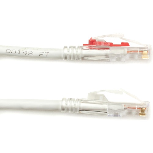 10 ft Category 5e Network Cable for Patch Panel, Wallplate, Network Device - First End: 1 x RJ-45 Network - Male - Second End: 1 x RJ-45 Network - Male - 1 Gbit/s - Patch Cable - Gold Plated Contact - CM - 24 AWG - White