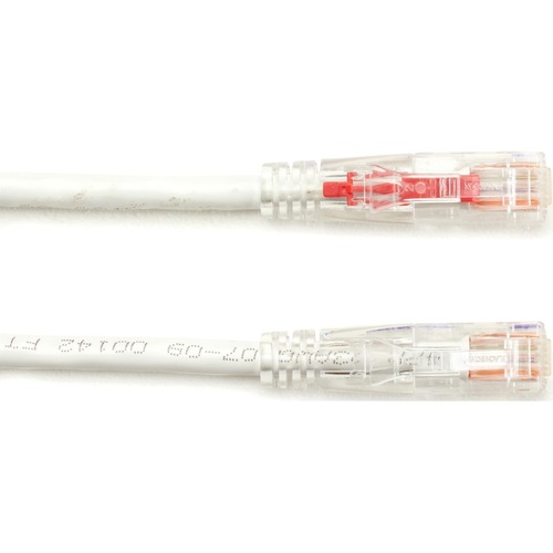 100 ft Category 5e Network Cable for Patch Panel, Wallplate, Network Device - First End: 1 x RJ-45 Network - Male - Second End: 1 x RJ-45 Network - Male - 1 Gbit/s - Patch Cable - Gold Plated Contact - CM - 24 AWG - White