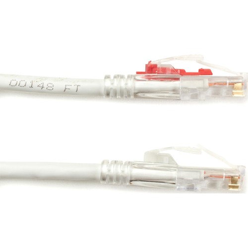 20 ft Category 5e Network Cable for Patch Panel, Wallplate, Network Device - First End: 1 x RJ-45 Network - Male - Second End: 1 x RJ-45 Network - Male - 1 Gbit/s - Patch Cable - Gold Plated Contact - CM - 24 AWG - White