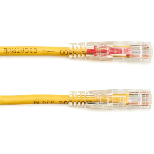 7 ft Category 5e Network Cable for Patch Panel, Wallplate, Network Device - First End: 1 x RJ-45 Network - Male - Second End: 1 x RJ-45 Network - Male - 1 Gbit/s - Patch Cable - Gold Plated Contact - CM - 24 AWG - Yellow