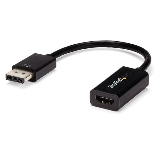 Active DisplayPort to HDMI adapter - 4K 30Hz/1080p/7.1ch Audio/HDCP 1.4/DPCP - DP 1.2 to HDMI 1.4 video converter supports any DP/DP++ source incl workstations/desktops/laptops - Compact DP to HDMI adapter - Non-latching DP connector - OS Independent