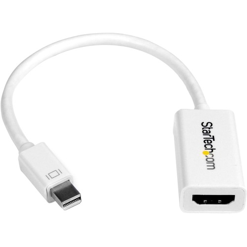 Connect an HDMI Display to a Single Mode Mini DisplayPort video source - Mini DisplayPort 1.2 to HDMI - mDP 1.2 to HDMI Adapter - Active Adapter Converter - DisplayPort to HDMI 4K Converter - DP to HDMI - DP to HDMI converter - 1080p / 4K DP to HDMI