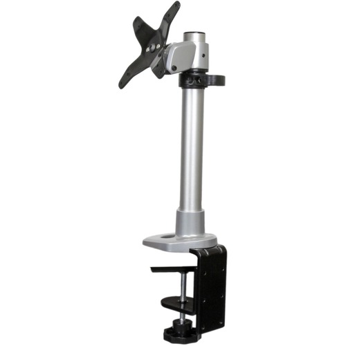 Mount a display on your desk surface or through a grommet, with adjustable height and cable management - Single monitor desk mount for VESA Mount (75x75, 100x100) displays up to 34" incl flat screen, curved and ultrawide displays up to 30 lb / 14 kg