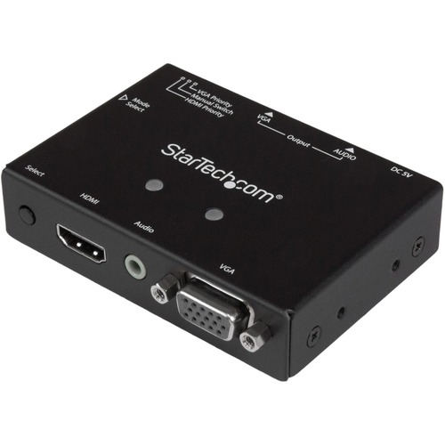 Share a VGA monitor/projector between a VGA and HDMI audio/video source, with priority switching - HDMI to VGA - VGA Switch - HDMI to VGA Switch Box - VGA Converter Switch box with HDMI - HDMI to VGA Selector - HDMI to VGA Converter Switch