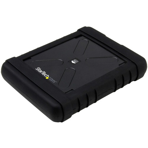 USB 3.0 to 2.5in SATA III (6 Gbps) HDD or SSD enclosure - UASP for fast performance - Military MIL-STD-810G rated with exceptional shock resistance - IP54 rated for water and dust resistance - Drop tested for 4 meters (13ft) - Tool-less design