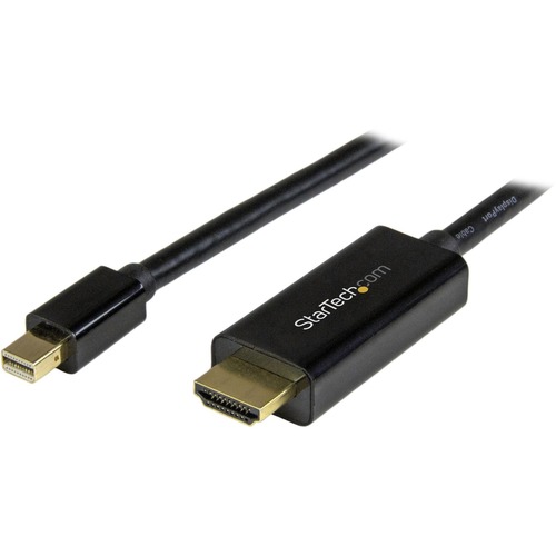 Eliminate clutter by connecting your PC directly to an HDMI display using this short cable - Mini DisplayPort to HDMI converter - Mini DisplayPort to HDMI cable - mDP to HDMI - Mini DisplayPort to HDMI adapter - mDP converter cable - 4K adapter cable