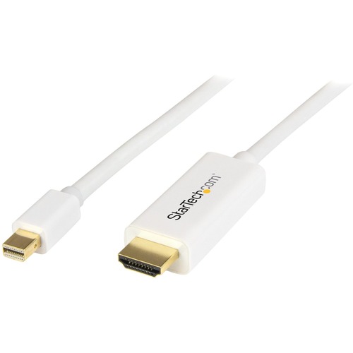 Eliminate clutter by connecting your PC directly to an HDMI display using this short 3ft cable - Mini DisplayPort to HDMI converter - DisplayPort to HDMI cable - mDP to HDMI - Mini DisplayPort to HDMI adapter - 4K mDP to HDMI converter cable - 4K
