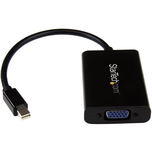 Connect your Mac or PC to a VGA display and a discrete 3.5mm audio output - Mini DisplayPort to VGA - mDP to VGA - Mini DP to VGA Converter - Mini DisplayPort to VGA Video Adapter with Audio - 1920x1200 or 1080p