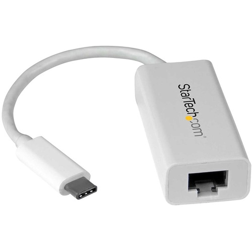 Connect to a Gigabit network through the USB-C port on your computer - USB 3.1 Gen 1 (5Gbps) - USB Type C to Ethernet - Works w/ latest MacBook &amp; Chromebook Pixel - USB C to Lan Adapter - USB C to RJ45 Adapter - USB C Network Adapter - USB Powered