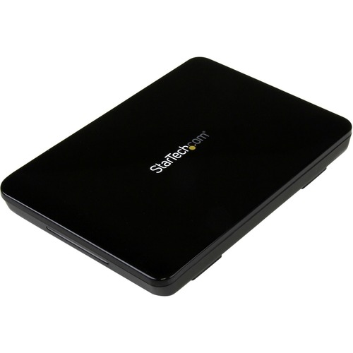Add fast portable data storage to MacBook, Chromebook Pixel, Dell Latitude 11 5000 Series 2-in-1 or other device with USB-C port - 2.5" SATA SSD/HDD hard drive enclosure w/ USB-C cable - USB 3.1 (10Gbps) to SATA drive enclosure - Tool-free enclosure