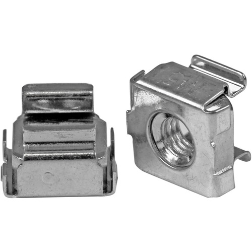 Install your rack-mountable hardware securely with these high quality cage nuts - M5 cage nuts - M5 mounting cage nuts - M5 nuts - M5 mounting cage nuts - M5 cage nuts for rack mount equipment - 100 Pack - Nickel-plated finish to prevent rust