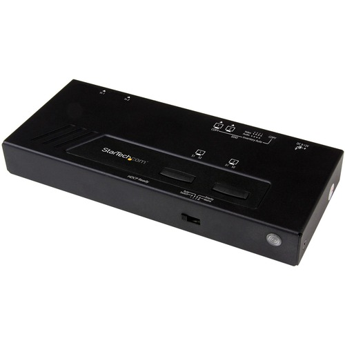 Automatically switch between two video sources on two displays with fast switching for minimal video disruption - 4K 2x2 HDMI Matrix Switch - UltraHD 4K with fast switching, auto-sensing &amp; serial control - 4K HDMI matrix switch - Backward compatible