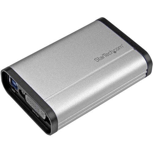 Record DVI video to your computer, and embed a 3.5mm audio source, at 1080p 60fps resolution - DVI Video Capture - Raw Video Capture - USB 3.0 DVI Video Capture - Aluminum - Compact HD Video Recorder