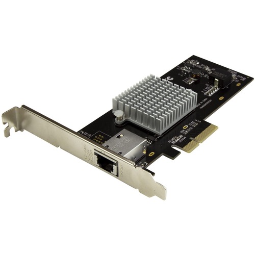 Upgrade your server or workstation to 10G networking over copper, by adding a 10GBase-T / NBASE-T RJ45 port - 1-Port 10G Ethernet Network Card - PCI Express - 10GbE NIC w/ Intel X550-AT Chip - Multi-speed 10G/5G/2.5G/1G/100Mbps network adapter card