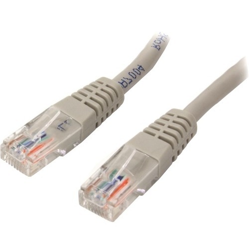 Category 5e - 100 ft - 1 x RJ-45 Male Network - 1 x RJ-45 Male Network - Gray