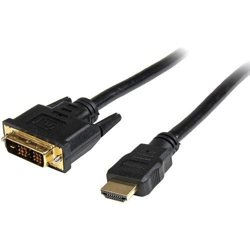 Connect an HDMI-enabled output device to a DVI-D display, or a DVI-D output device to an HDMI-capable display - 15ft HDMI to dvi - 15ft HD to DVI - HDMI to DVI Adapter - HDMI to DVI Converters - 15ft dvi-d to HDMI