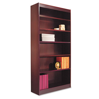 BOOKCASE,SQ,6S 36X72,MAH