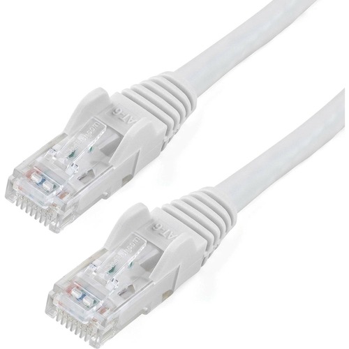 150ft White CAT6 Ethernet cable delivers Multi Gigabit 1/2.5/5Gbps &amp; 10Gbps up to 160ft - 650MHz - Fluke tested to ANSI/TIA-568-2.D Category 6 - 24 AWG stranded 100% copper UL Rated wire (E132276-A) 100W PoE - 150 ft - ETL - Snagless UTP patch cord