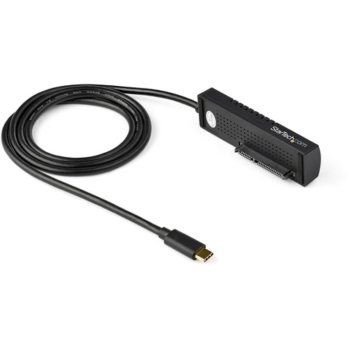 Connect a 2.5/3.5" SATA SSD/HDD to your USB-C enabled computer w/ this USB 3.1 adapter cable - Transfer and backup data from a SATA drive to your USB C laptop or PC w/ the fast speed of USB 3.1 (10Gbps) - USB C to SATA Adapter Cable /SATA USB adapter